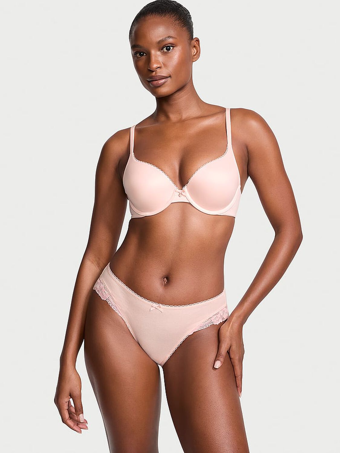 vs Body By Victoria Perfect Shape Push-Up Smooth Bra Purest Pink 4 of 4 