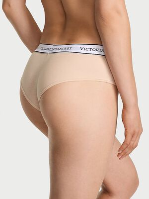 Logo Cotton Cheeky Panty
