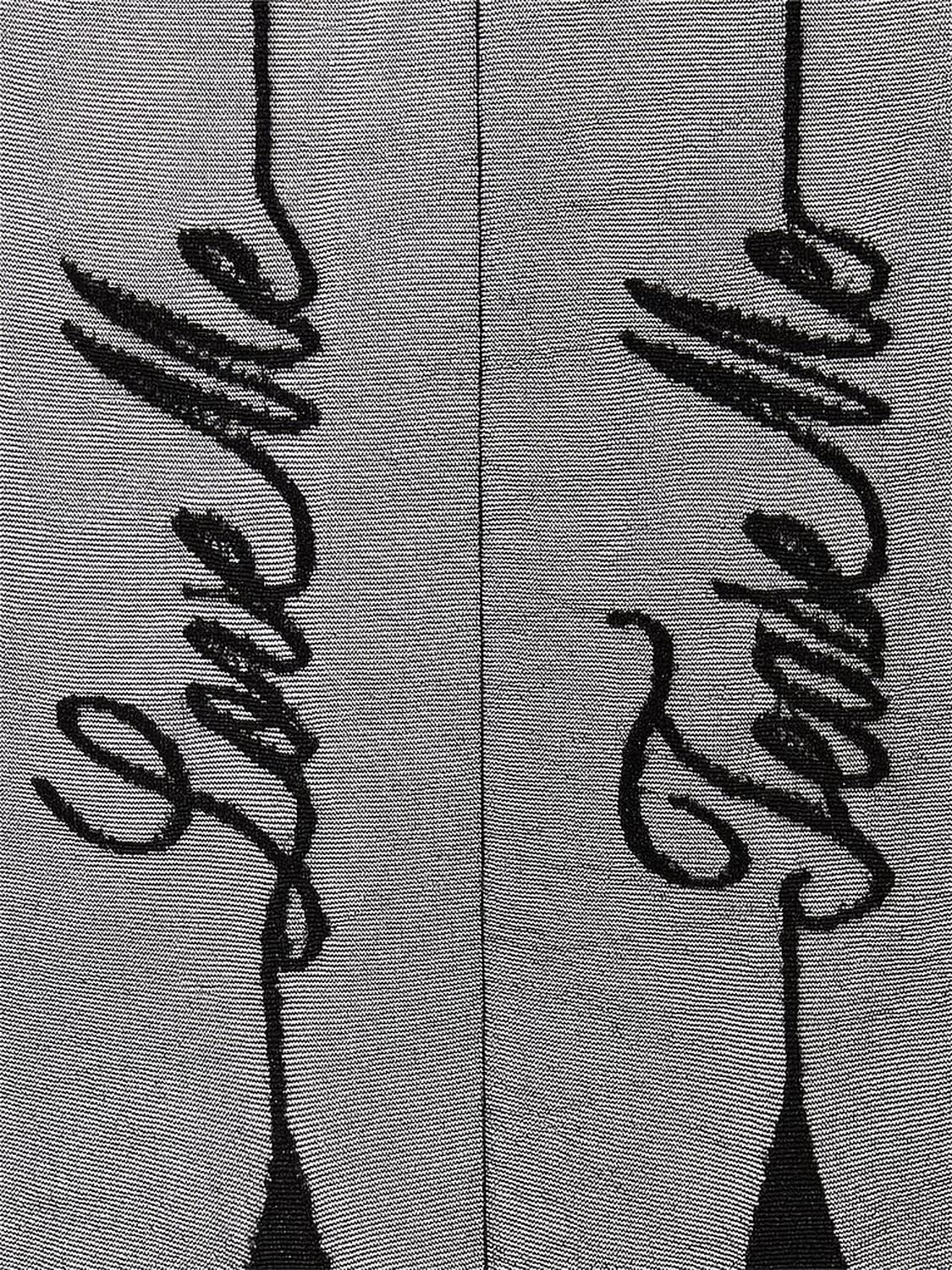vs Very Sexy Back-Seam Script Thigh Highs with Reinforced Heel Black 4 of 5 