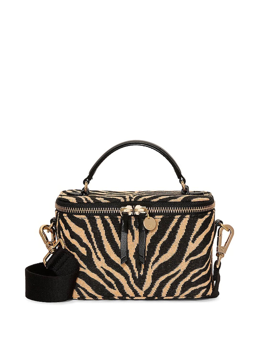 vs Victoria's Secret Small Train Case Crossbody Bag Tiger 1 of 2 