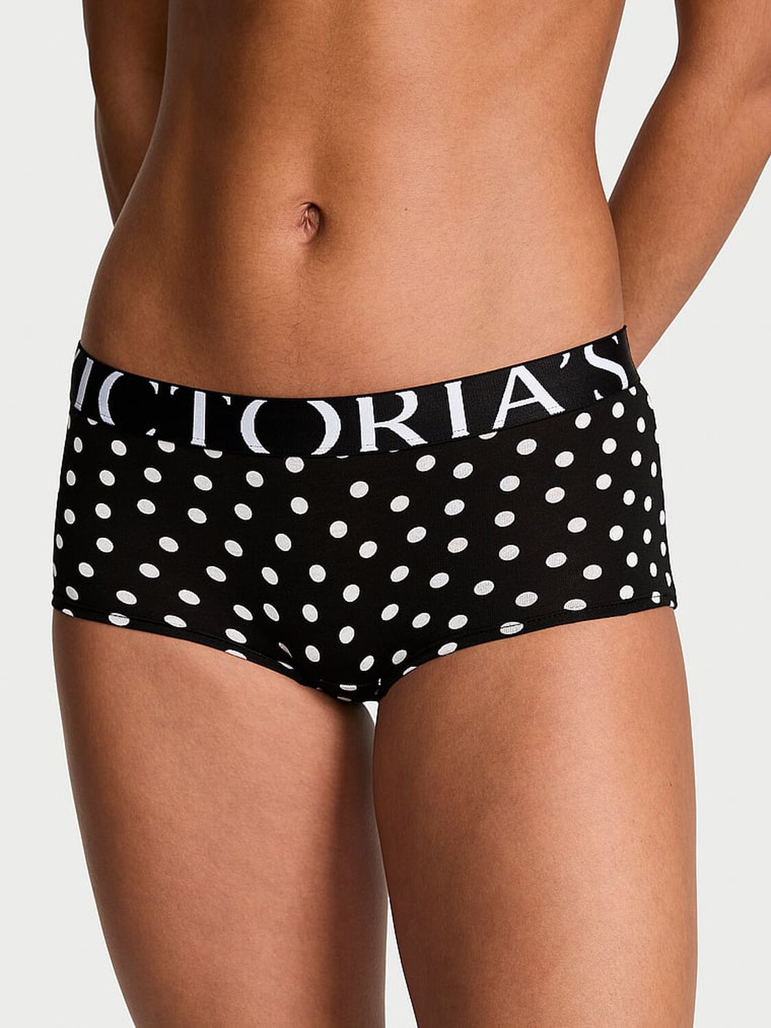vs Cotton Exploded Logo Cotton Boyshort Panty 1 of 3 