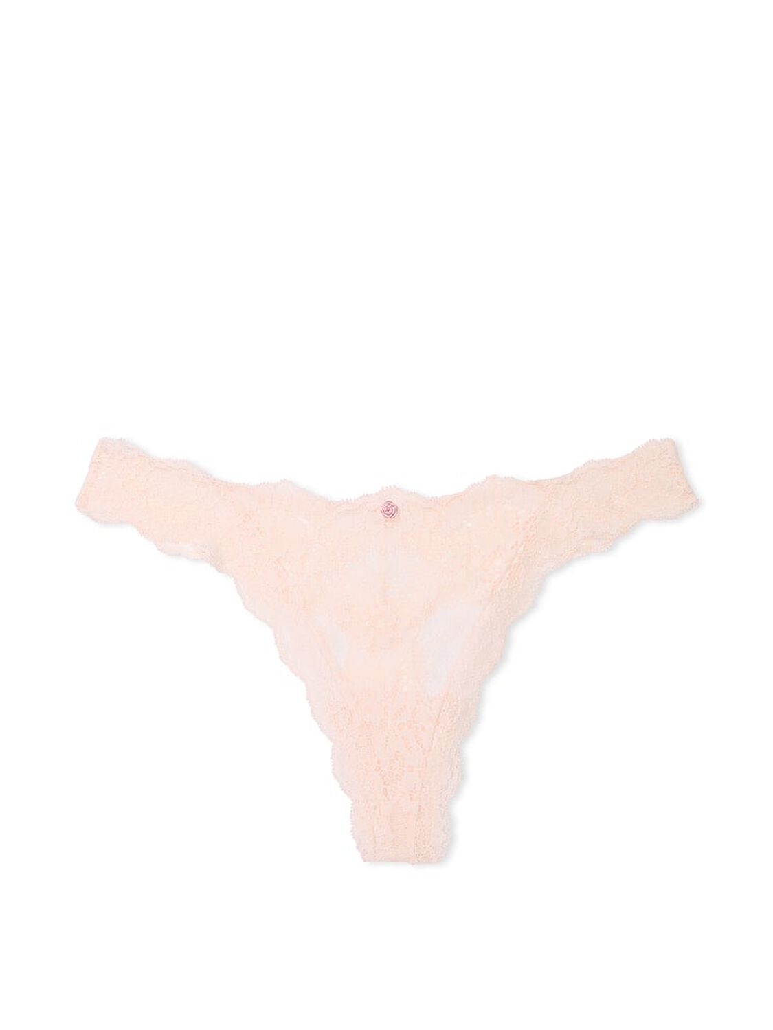 vs Dream Angels Lace Thong Panty Purest Pink 3 of 4 