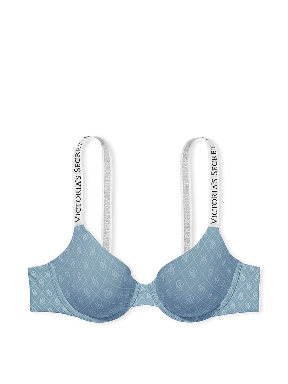 vs The T-Shirt Lightly Lined Demi Bra Blue 3 of 3 