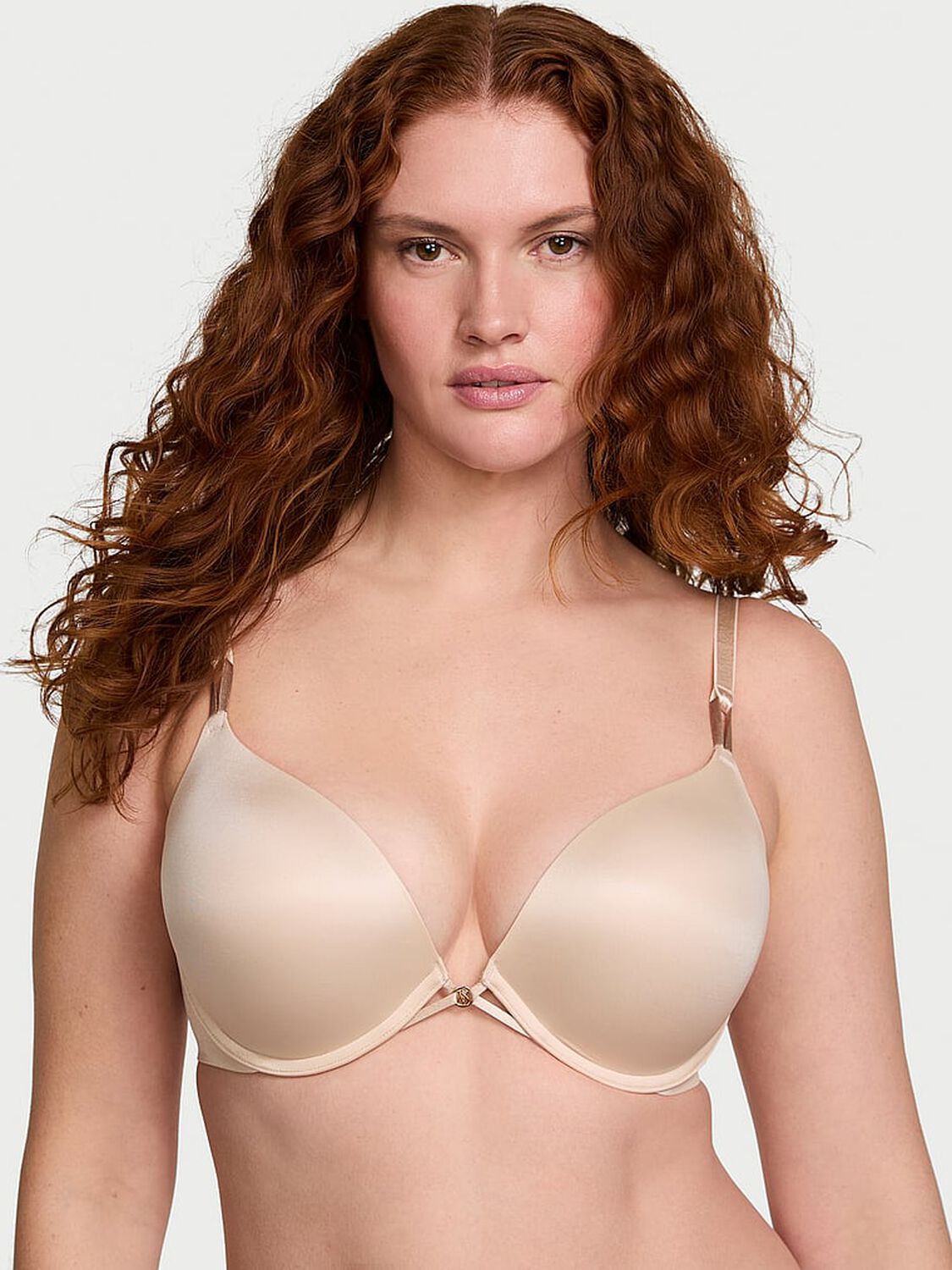 vs Very Sexy Bombshell Add-2-Cups Smooth Push-Up Bra Marzipan 1 of 3 