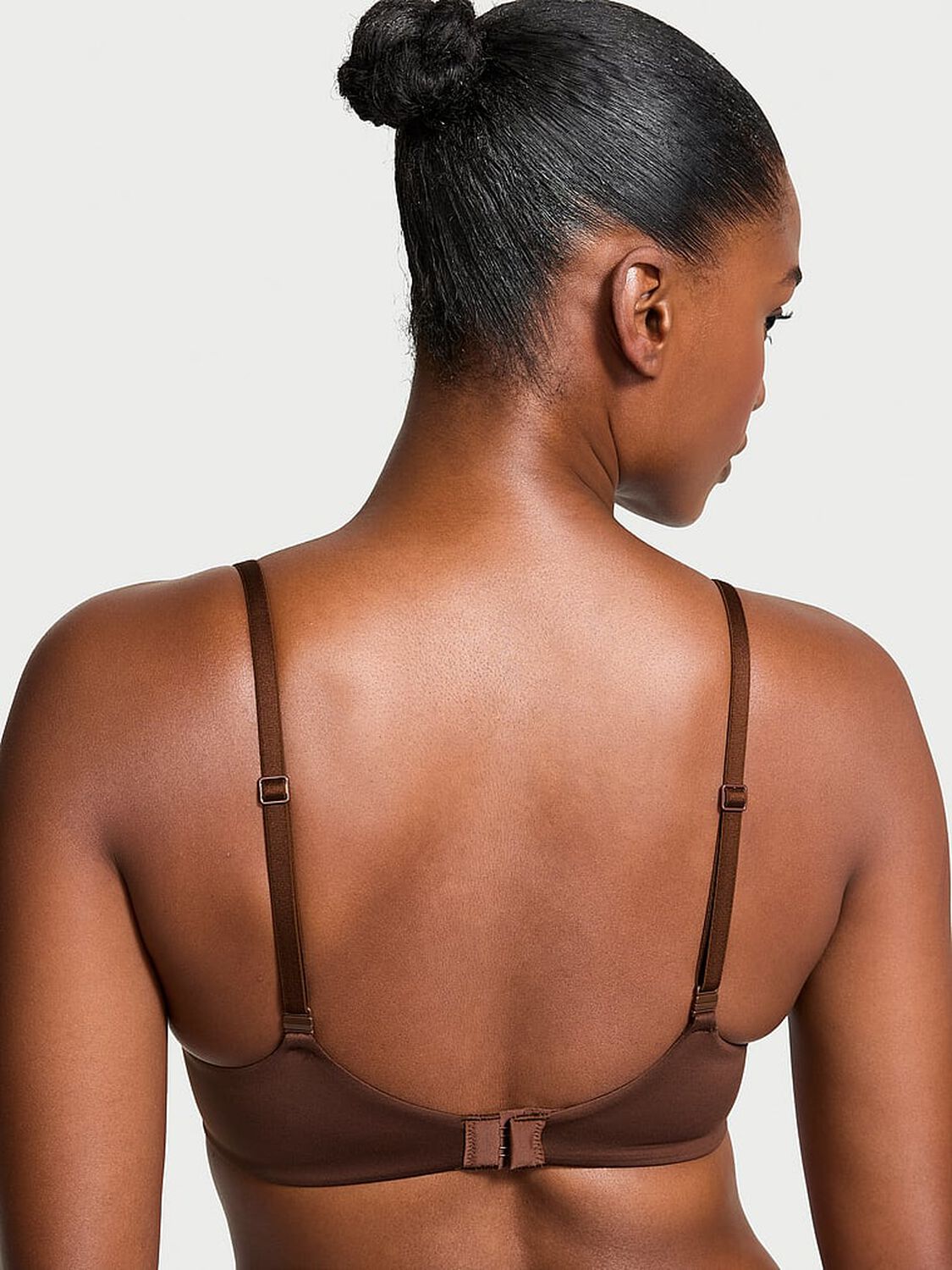 vs Body By Victoria Lace-Trim Push-Up Bra Ganache 2 of 3 