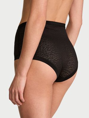 No-Show Leopard Lace Modern Brief Panty