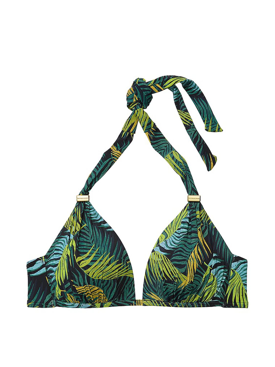 vs Victoria's Secret Swim Essential Harlow Halter Push-Up Bikini Top Palm Royale 3 of 3 