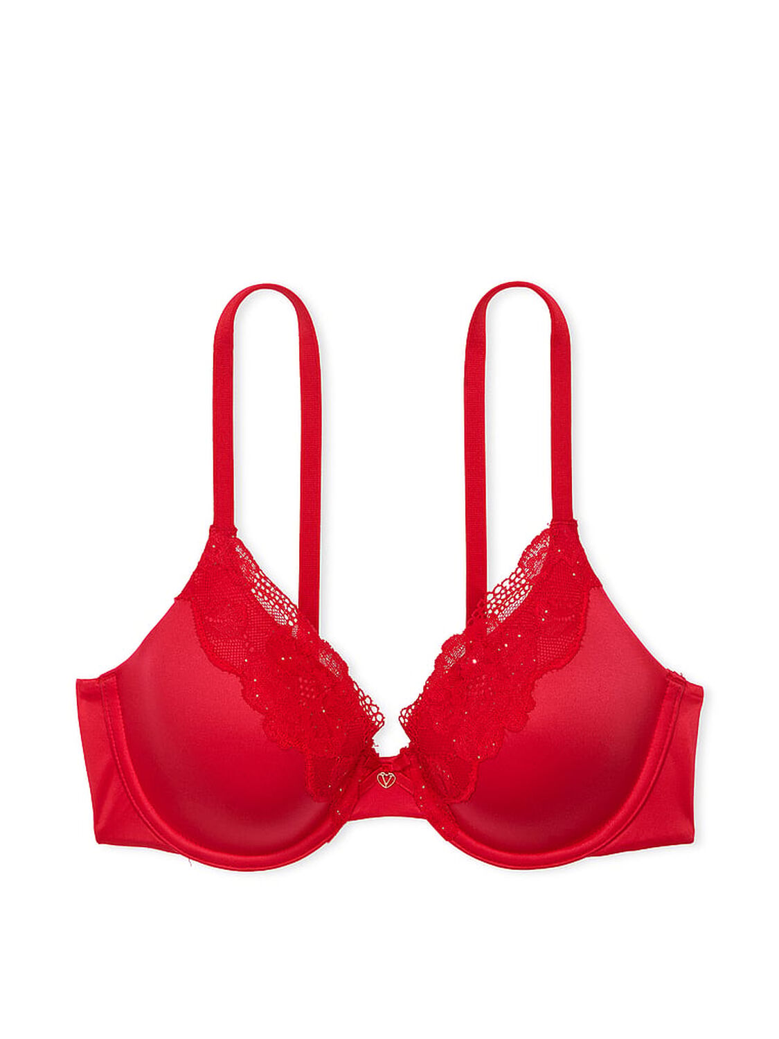 vs Body By Victoria Lace-Trim Lightly Lined Full-Coverage Bra 3 of 4 