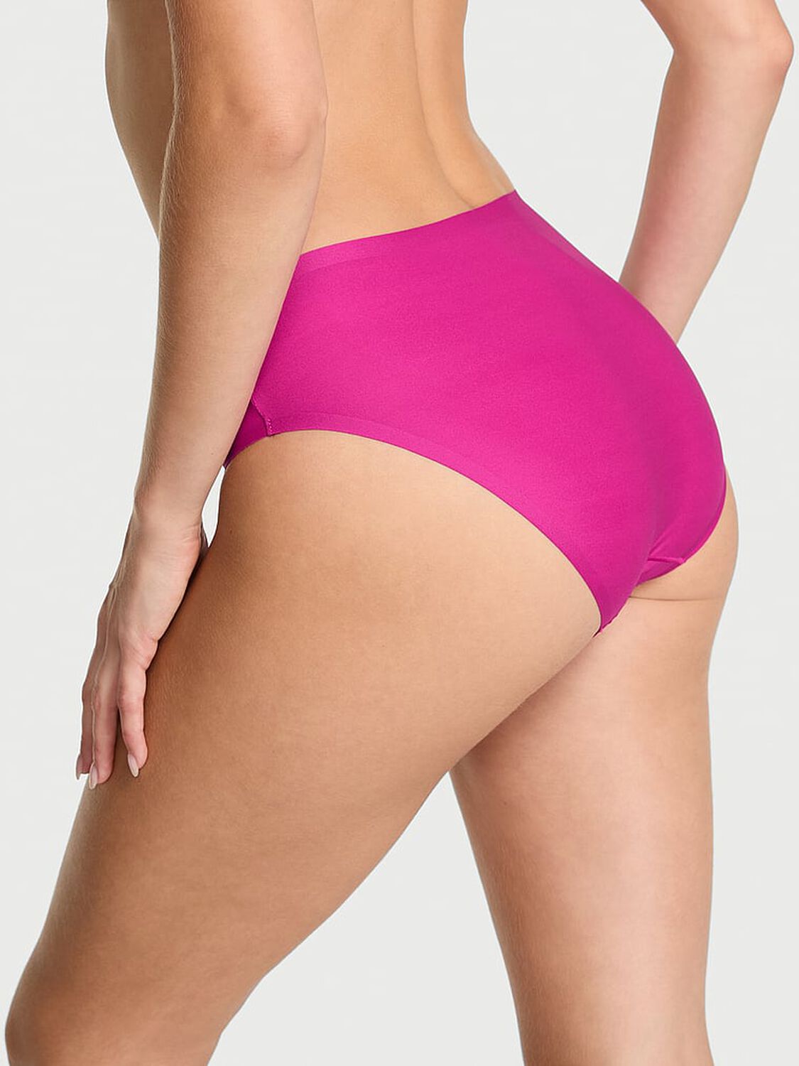 vs Body By Victoria Body by Victoria Flex Mid-Rise Bikini Panty Allure Pink 2 of 3 