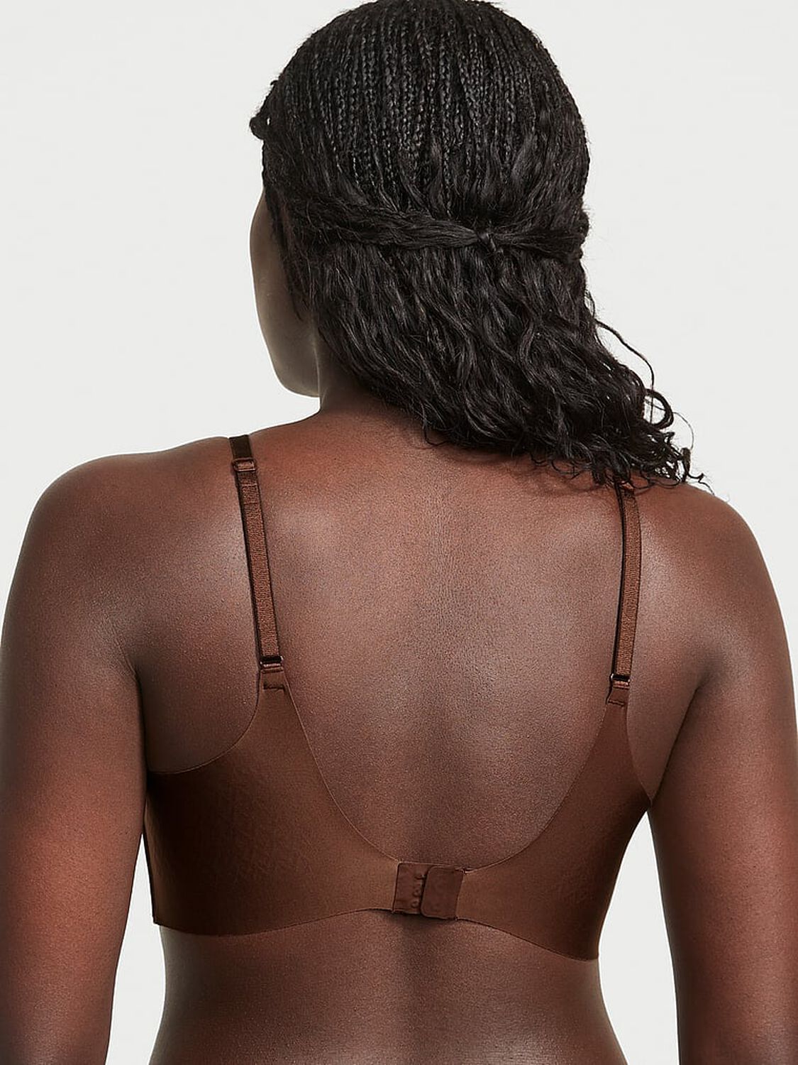 vs Victoria's Secret Bare Plunge Low-Back Bra Ganache 2 of 4 