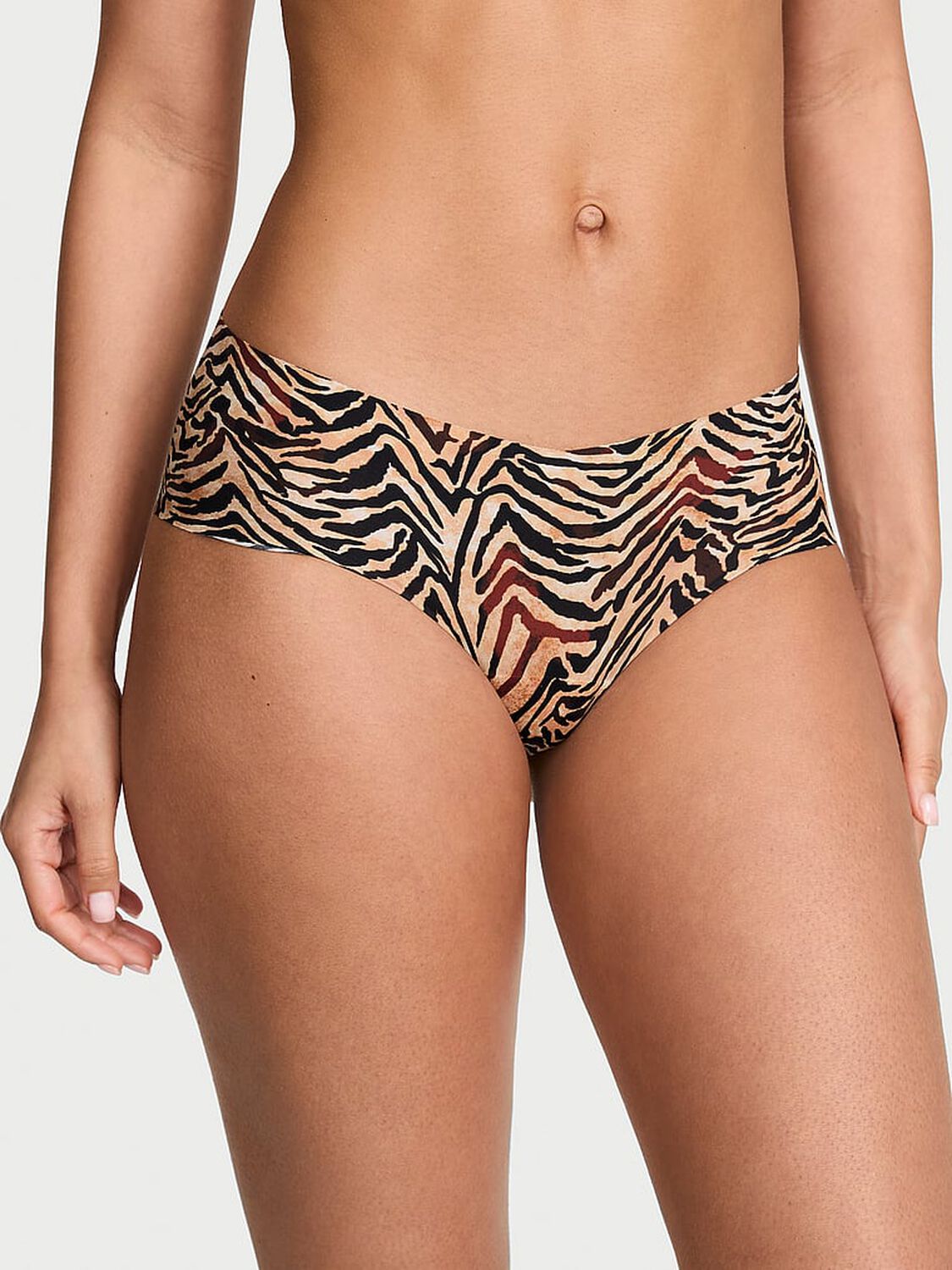 vs No-Show No-Show Cheeky Panty Tiger Stripe Animal 1 of 2 