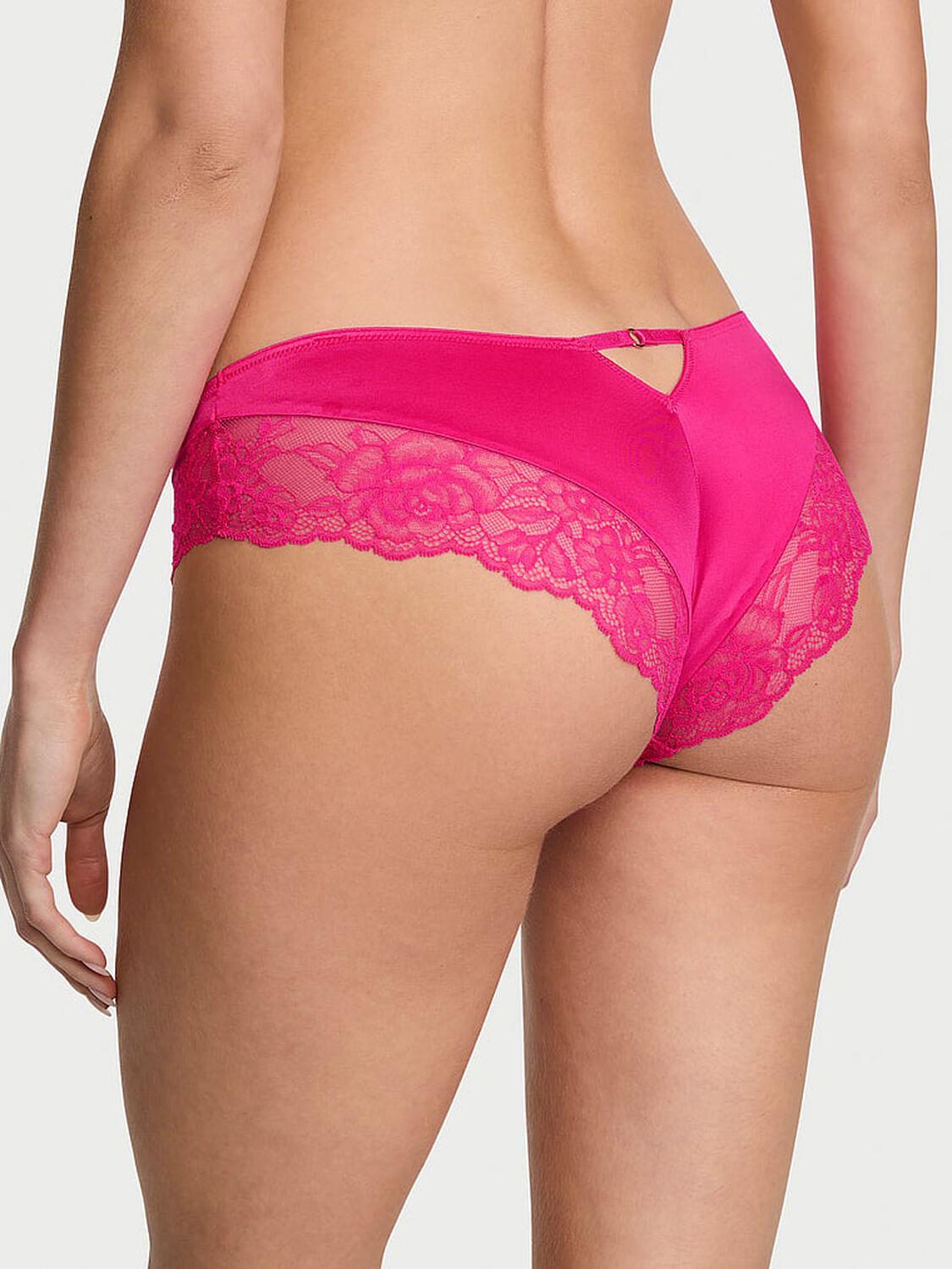 vs Very Sexy Lace-Trim High-Leg Cheeky Panty 2 of 3 