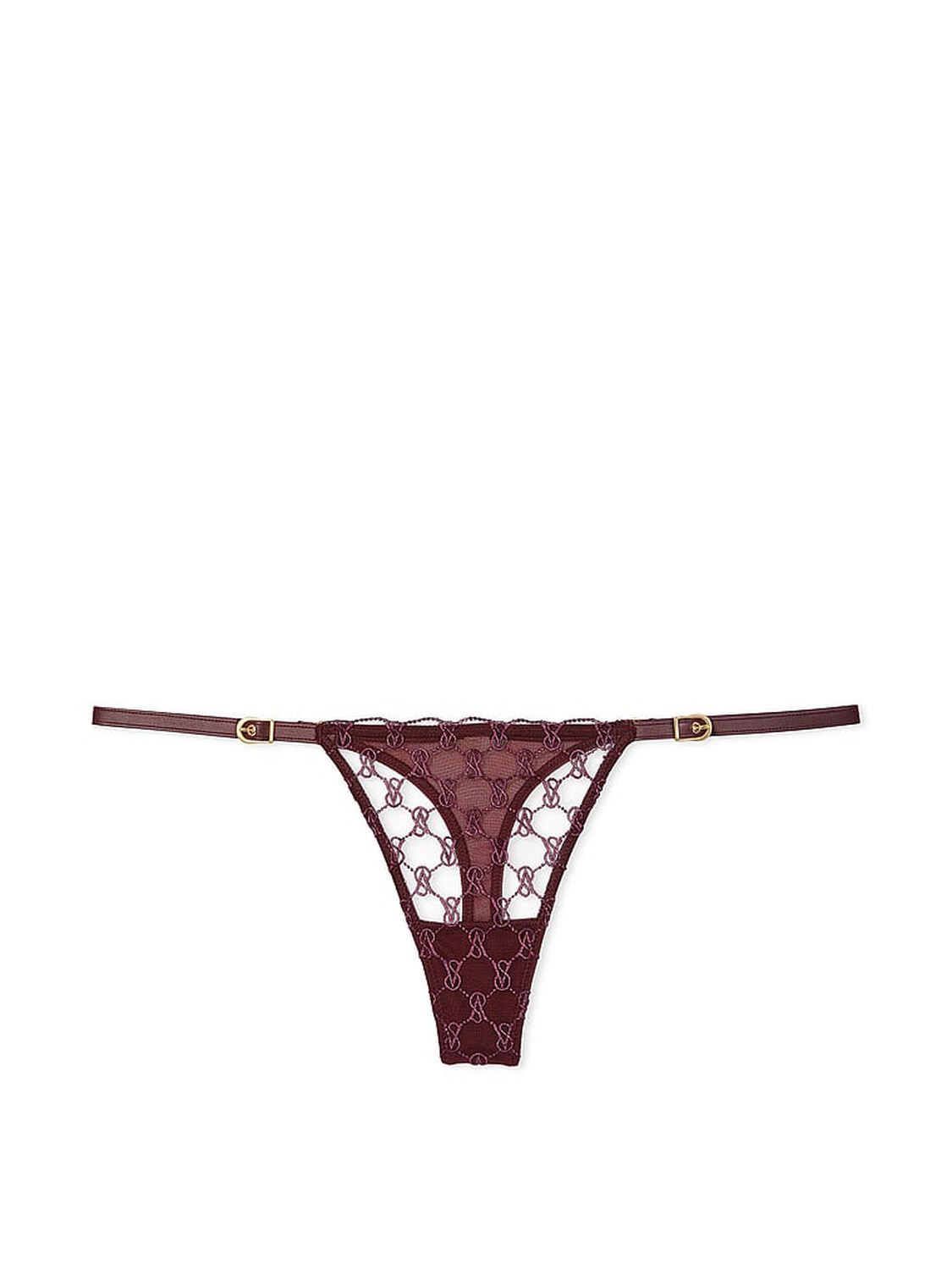 vs Very Sexy VS Logo Embroidery Thong Panty 3 of 3 