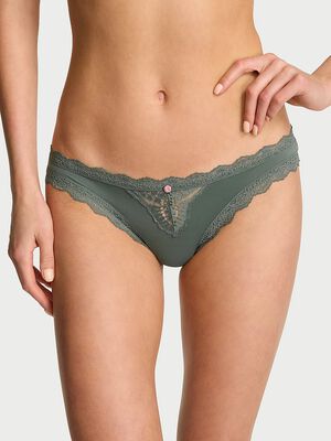Lace-Trim Bikini Panty