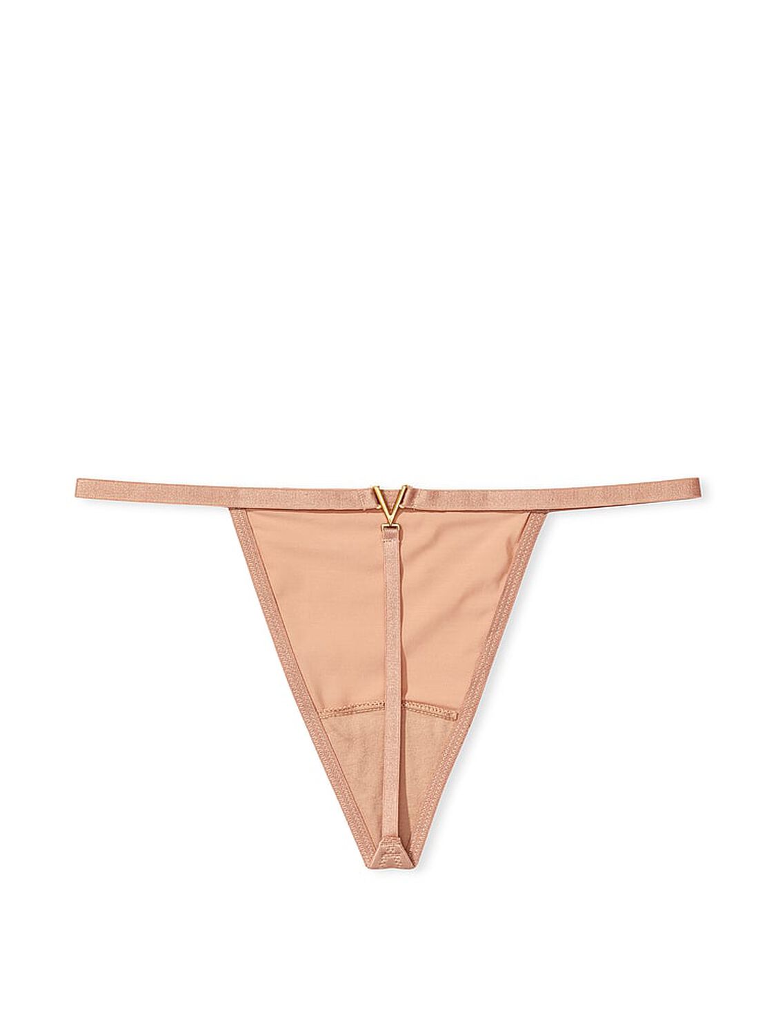 vs Very Sexy V-Hardware Adjustable V-String Panty Sweet Praline 4 of 4 