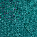 Rose Lace Push-Up Bra, True Teal, swatch