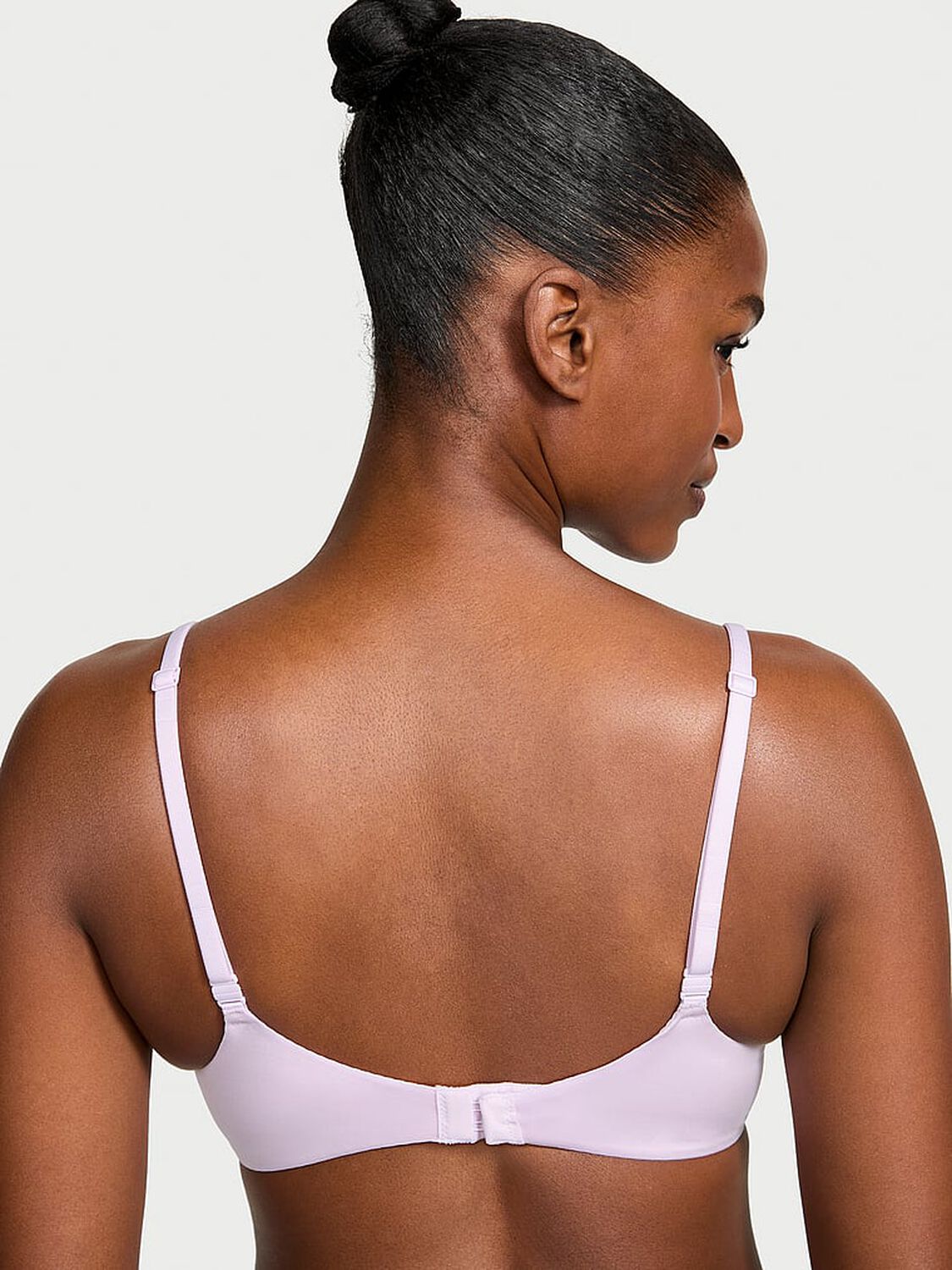 vs Body By Victoria Invisible Lift Unlined Smooth Demi Bra Delicate Violet 2 of 3 