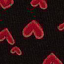 Cotton Lace-Waist Cheeky Panty, Black Kisses, swatch