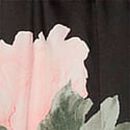 Glazed Satin Long Pajama Set, Black Floral Bouquet, swatch
