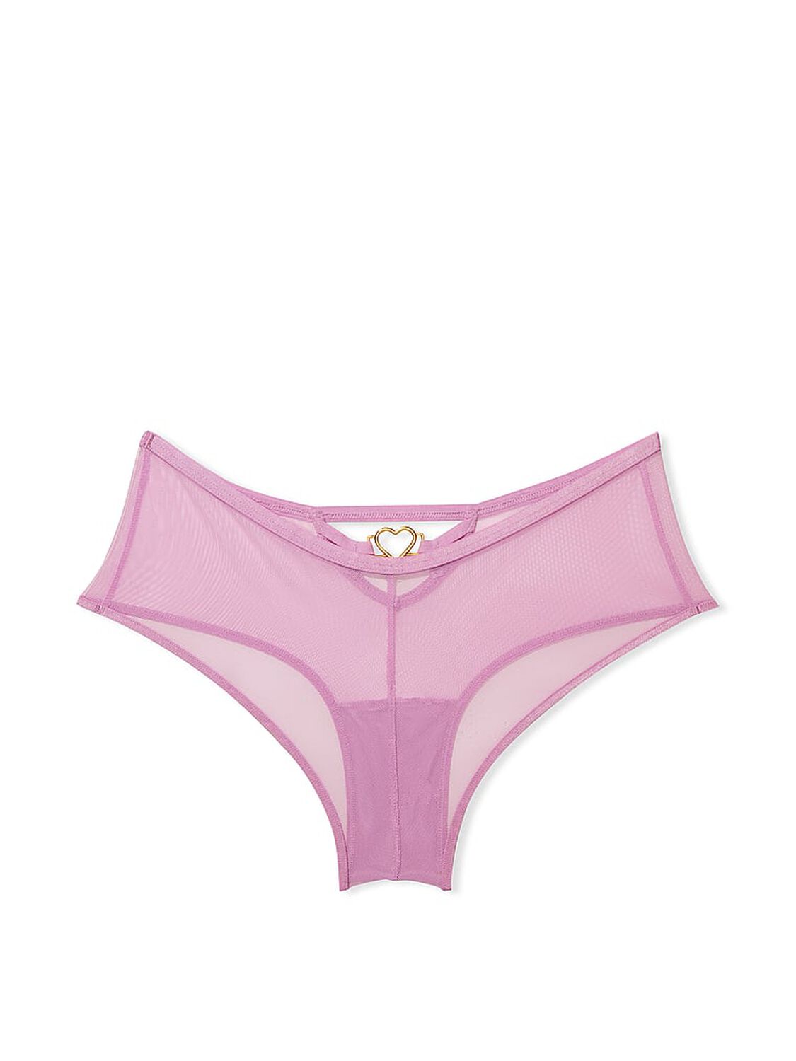 vs Very Sexy Heartware Mesh Cheeky Panty Light Lilac 3 of 4 