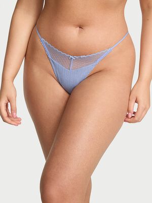 Stretch Pointelle V-String Panty