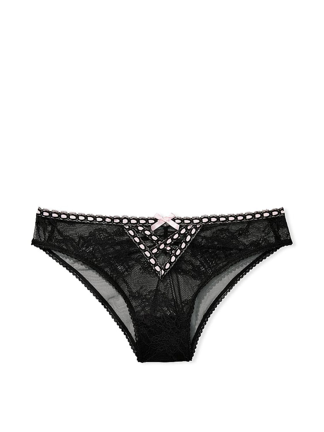 vs Dream Angels Lace Cheeky Panty Black 3 of 4 