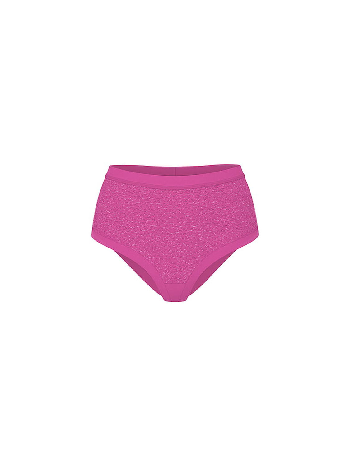 vs No-Show No-Show Leopard Lace Modern Brief Panty Flower Pink 3 of 4 