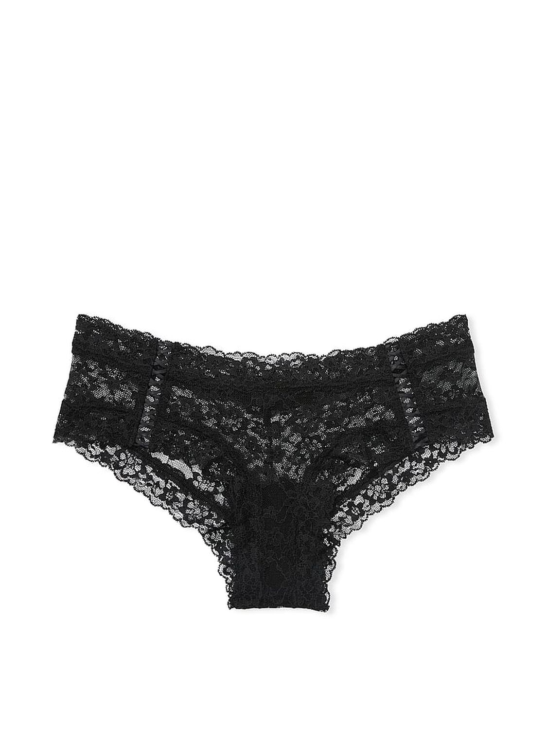 vs The Lacie Lace-Up Lace Cheeky Panty Black 3 of 3 