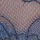 Denim Rose Lace High-Leg Thong Panty, Denim Blue, swatch