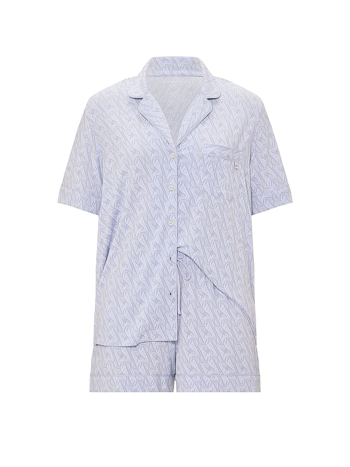 vs Victoria's Secret SoSoft&trade; Modal Short Pajama Set Icy Lavender Logos 3 of 3 