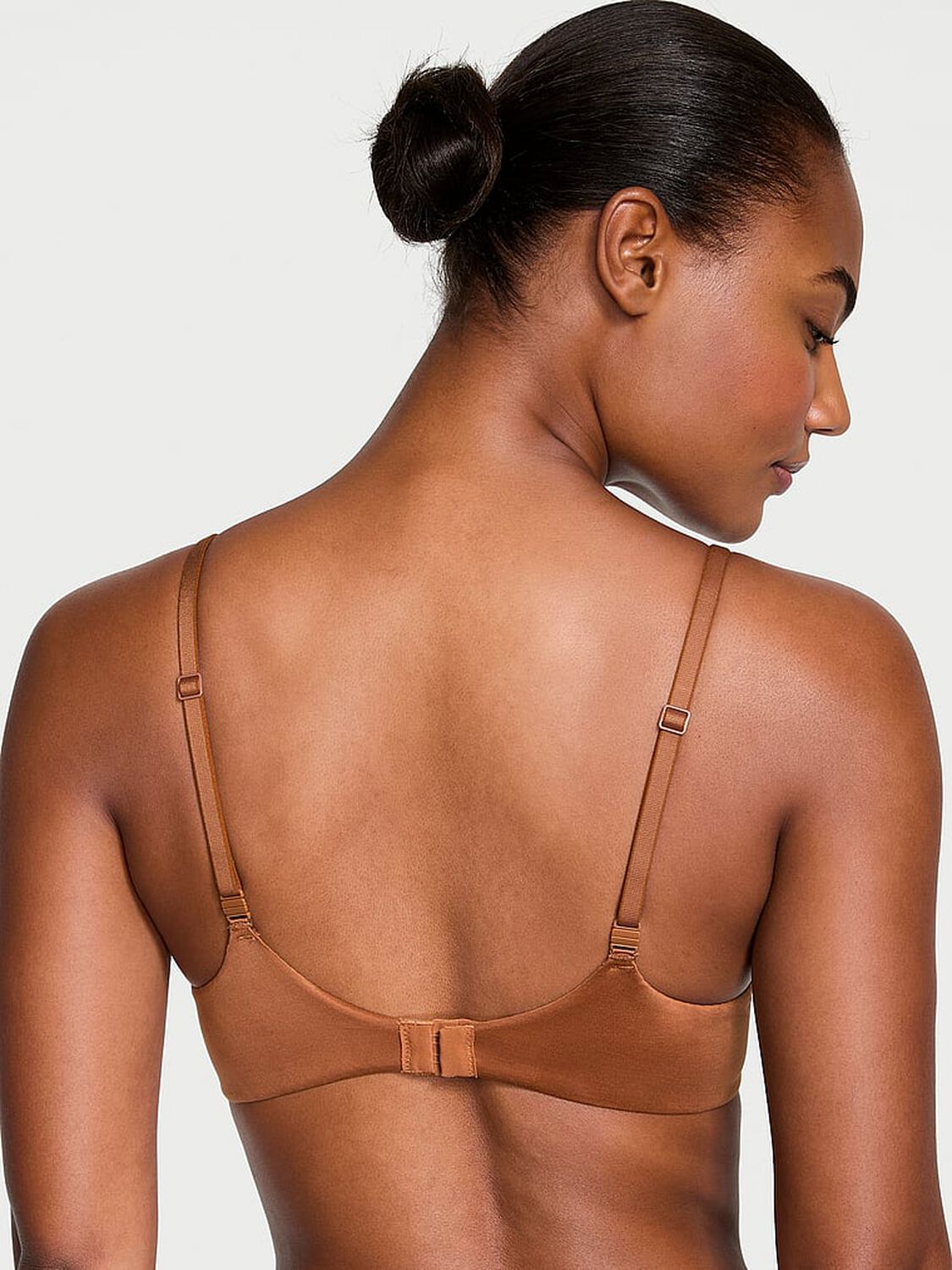 vs Body By Victoria Invisible Lift Unlined Smooth Demi Bra Caramel 2 of 5 