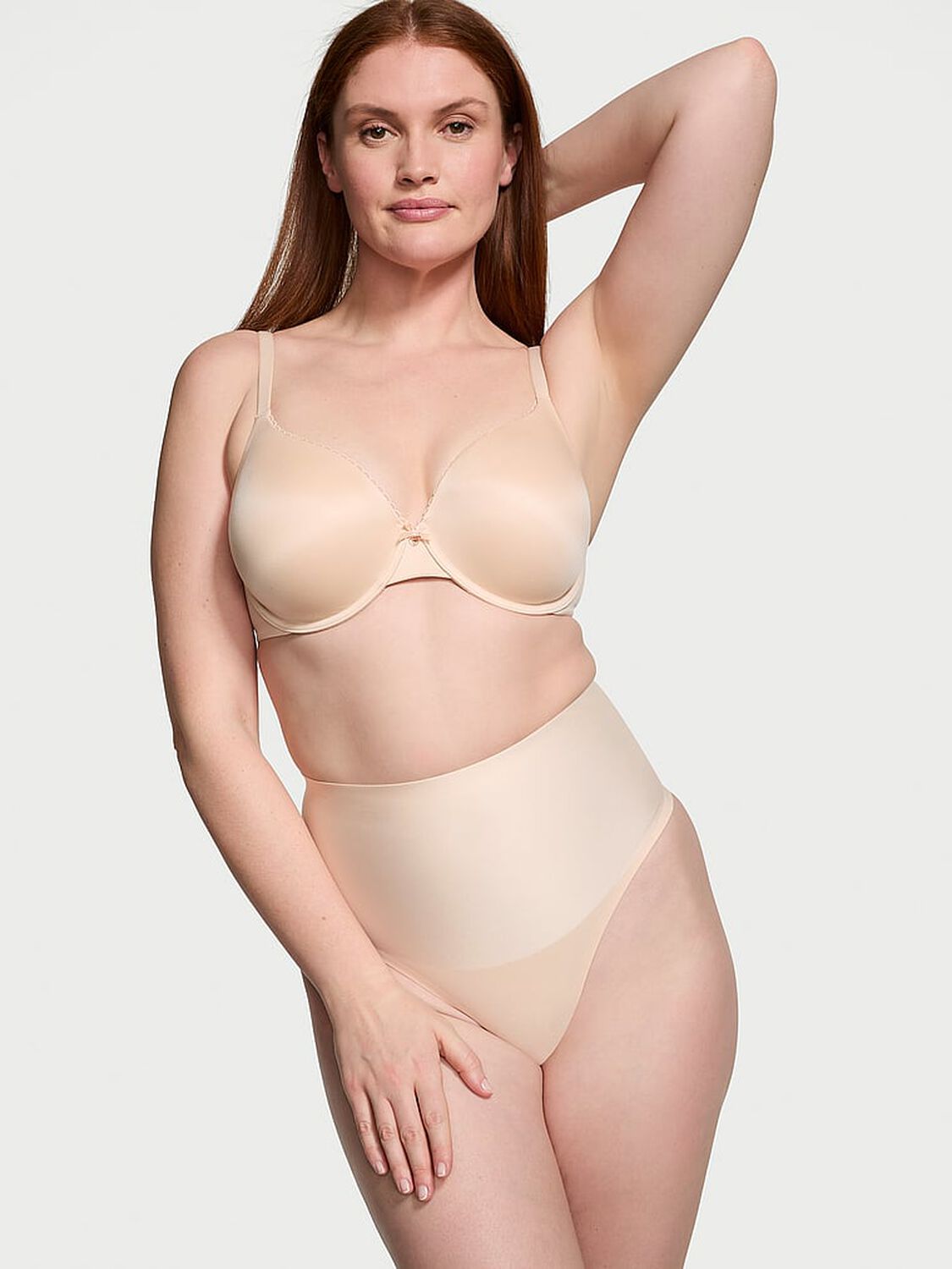 vs Body By Victoria Smoothing Shimmer Thong Panty Marzipan 4 of 4 