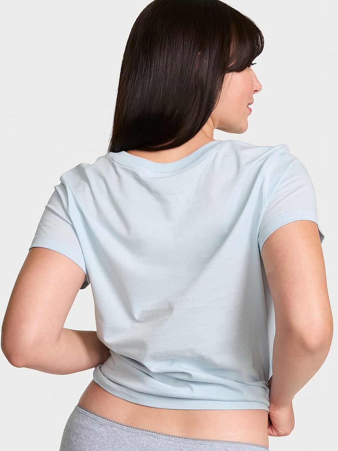 vs Victoria's Secret Mix & Match Sleep Perfect Cotton Tee 2 of 3 