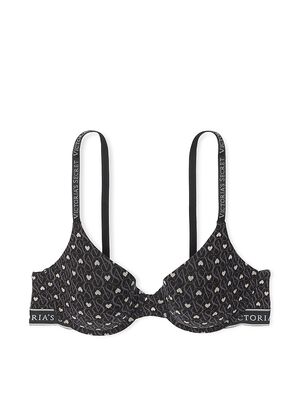 Lightly Lined Cotton Demi Bra