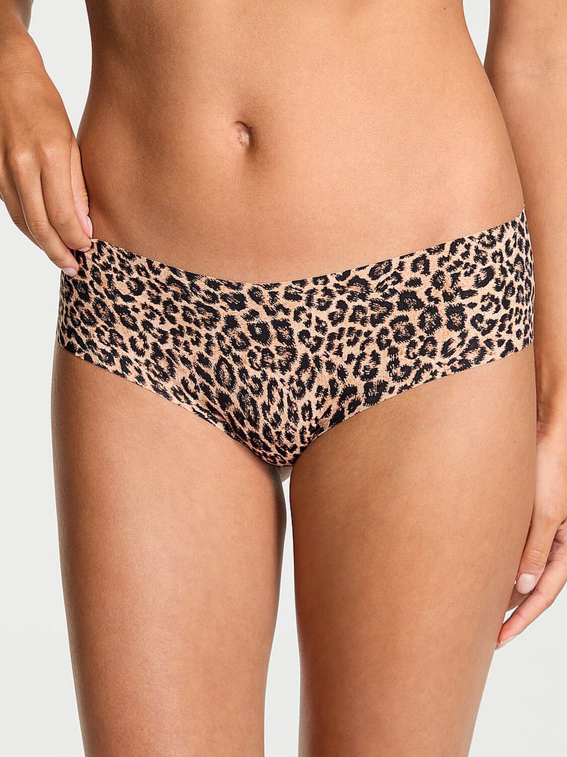 vs No-Show No-Show Cheeky Panty Natural Leopard 2 of 3 