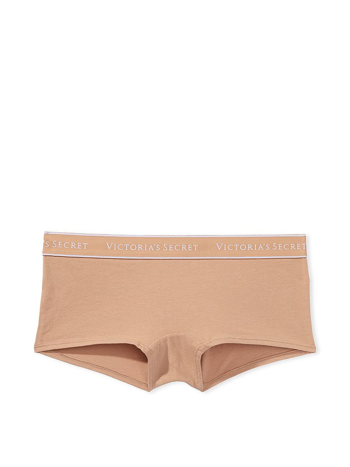 vs Cotton Logo Cotton Boyshort Panty Praline 3 of 3 