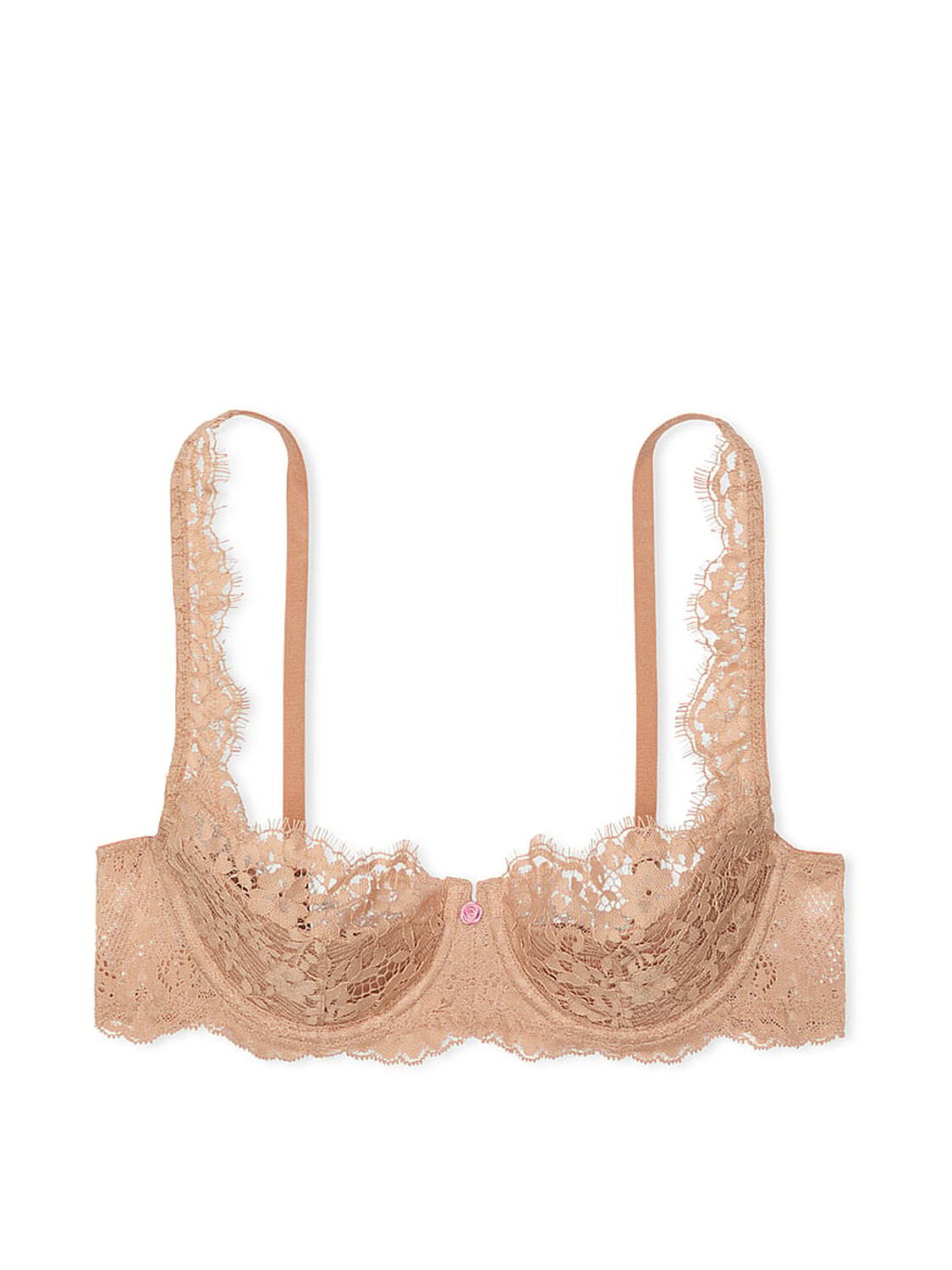 vs Dream Angels Lace Uplift Bra Praline 3 of 4 