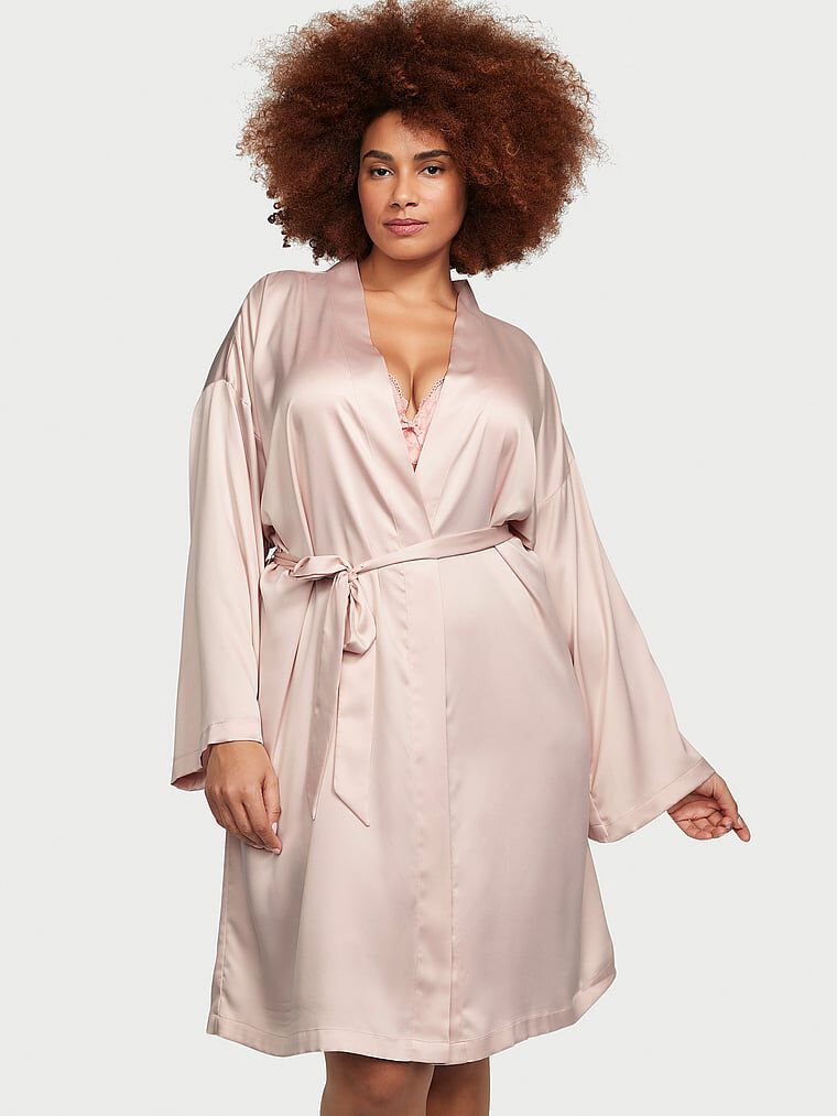 Satin Midi Robe Victoria s Secret Australia