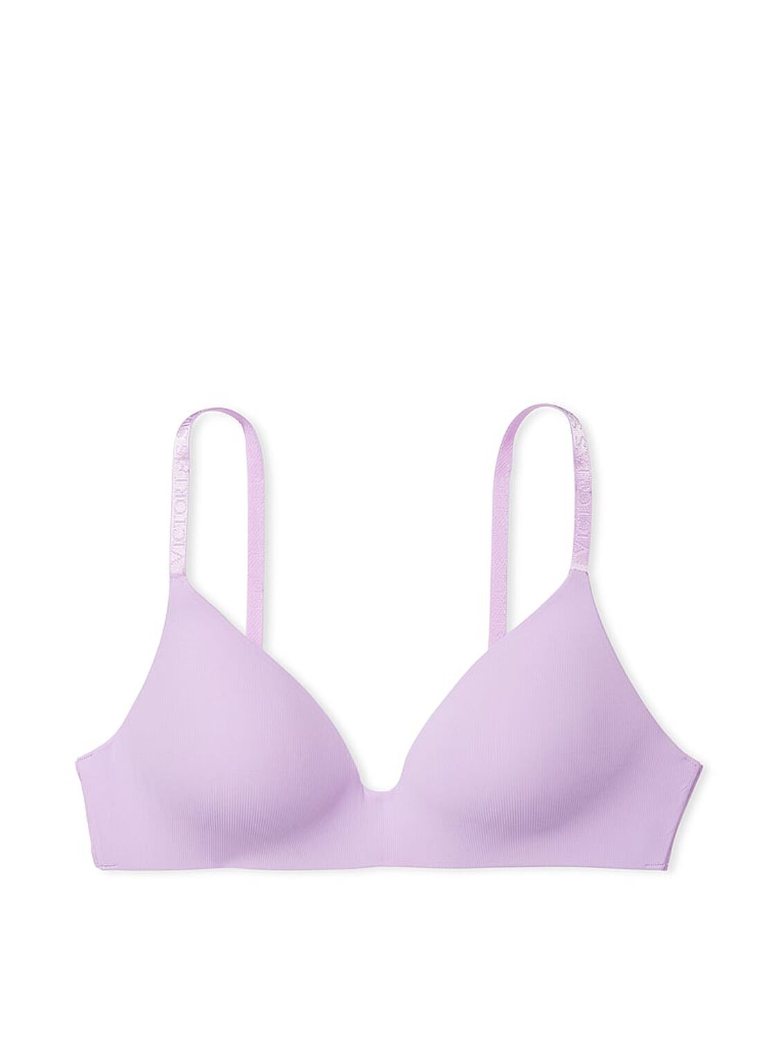 vs The T-Shirt Lightly Lined Micro-Rib Wireless Bra Unicorn Purple 3 of 3 