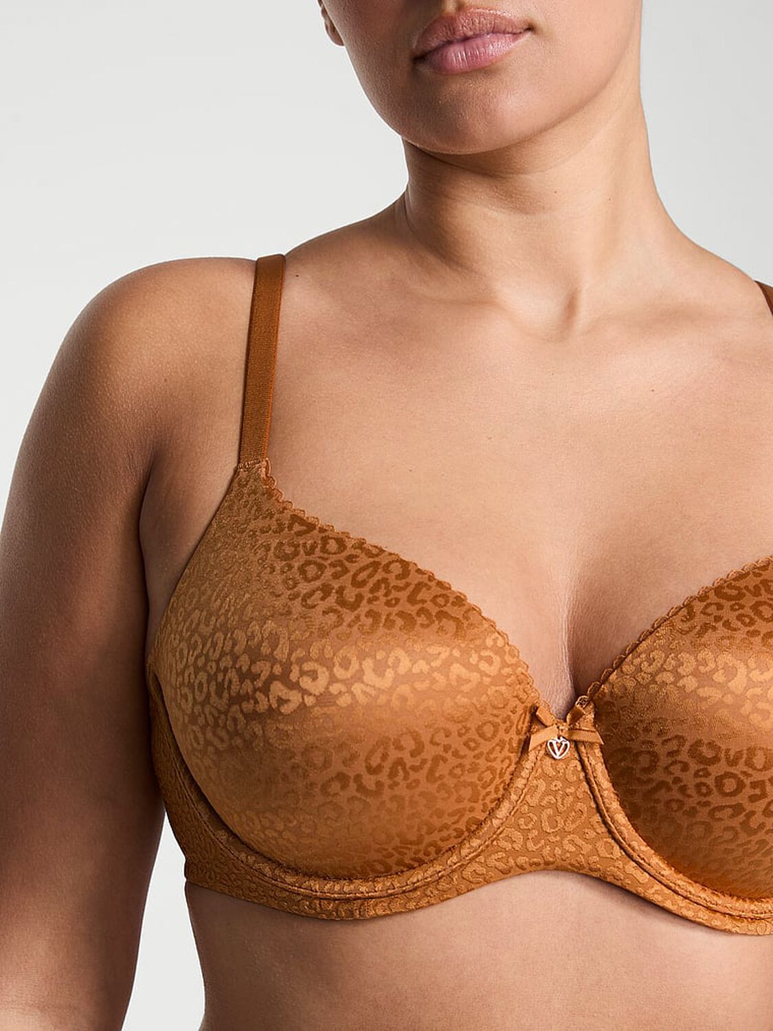 vs Body By Victoria Lightly Lined Demi Bra Sandalwood 3 of 5 
