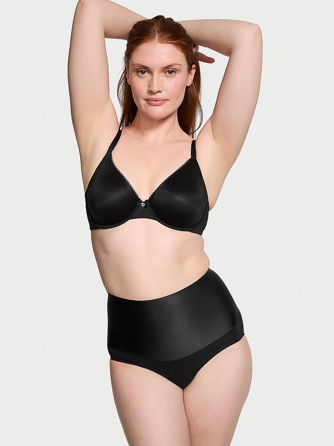 vs Body By Victoria Invisible Lift Unlined Smooth Demi Bra Black 4 of 4 