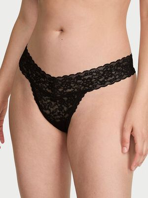 Lace Keyhole Thong Panty