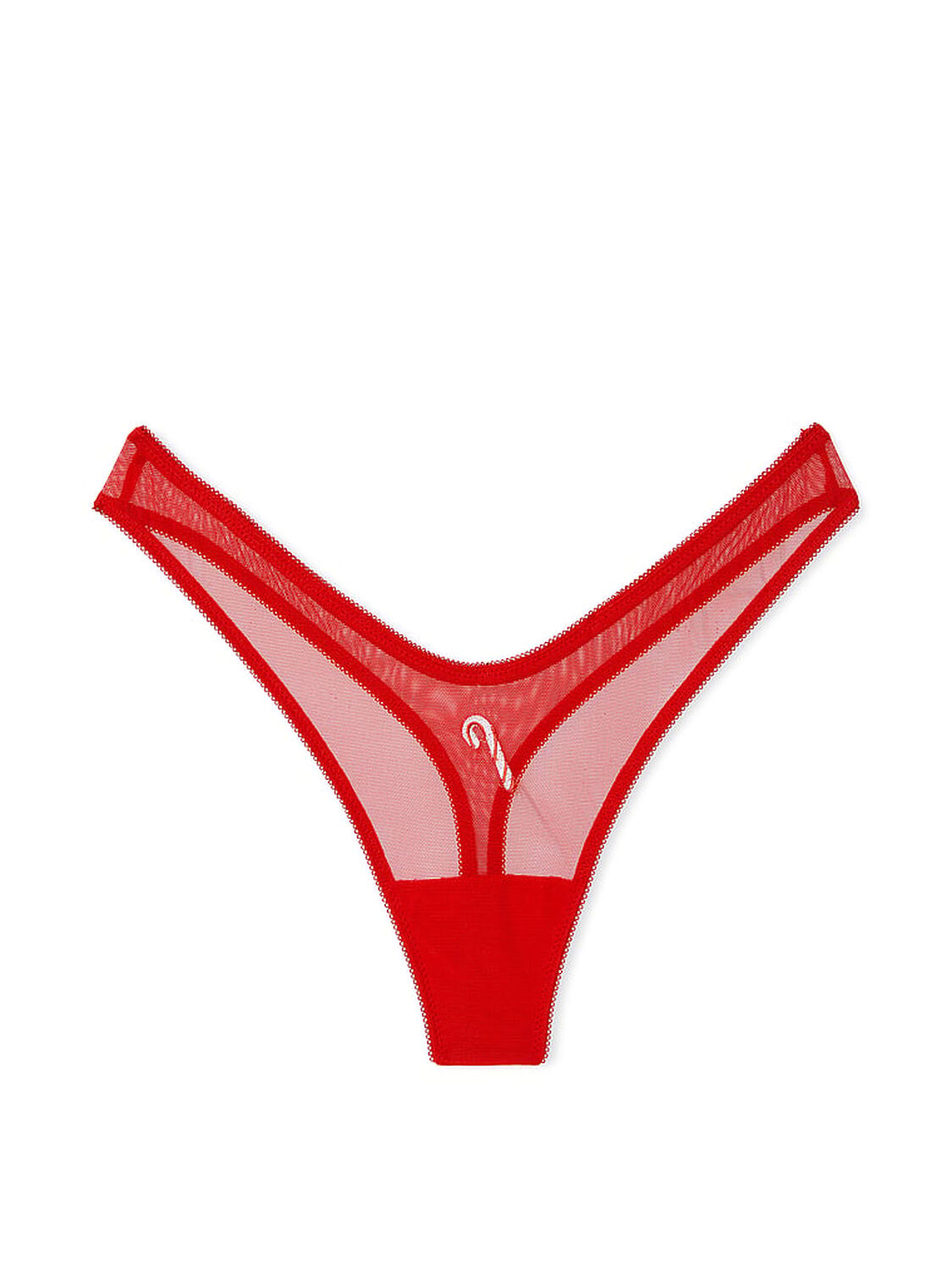 vs Very Sexy Flirty Mesh Thong Panty Lipstick 1 of 2 