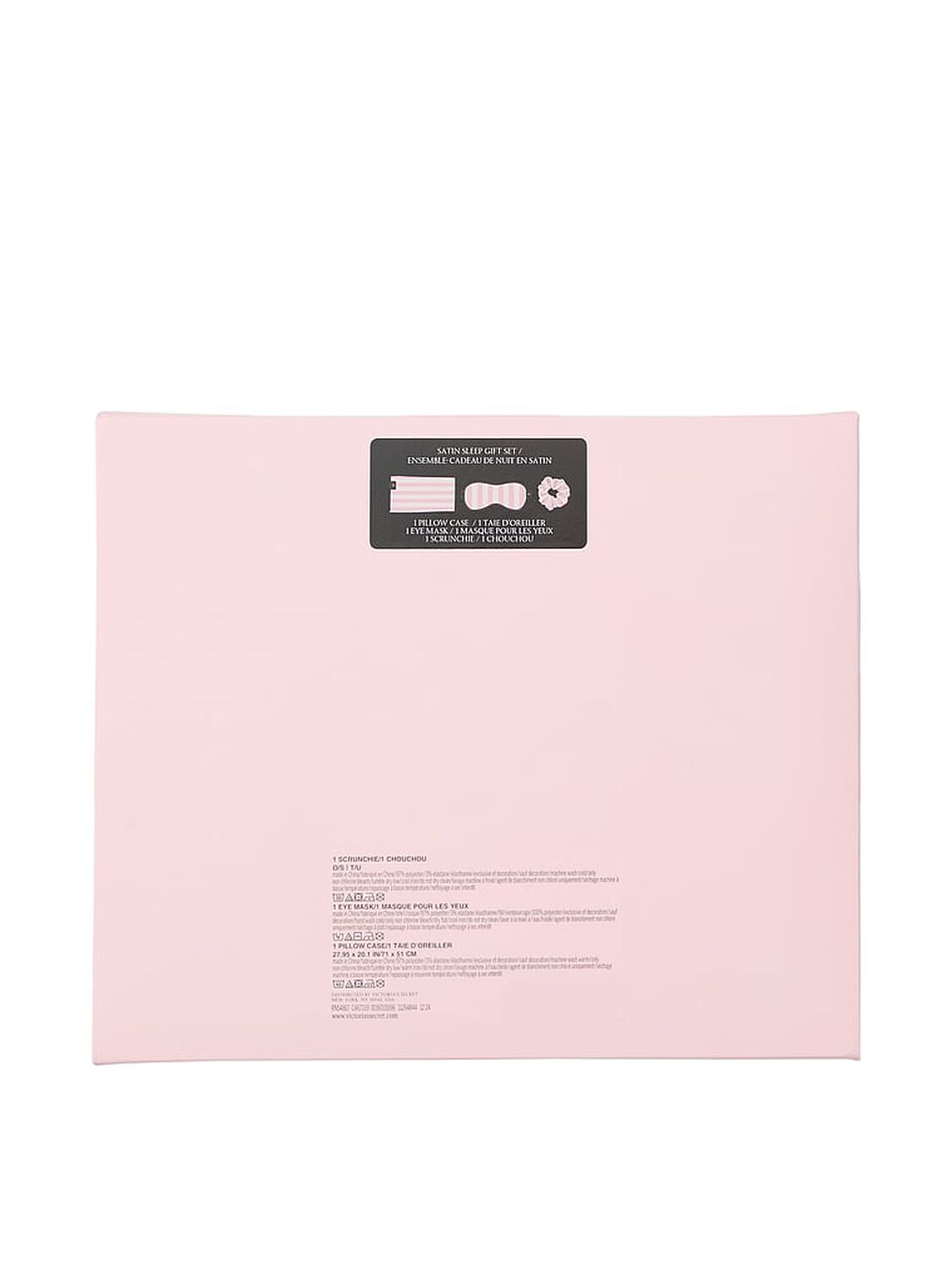 vs Victoria's Secret Satin Sleep Gift Set Heritage Stripe 2 of 2 