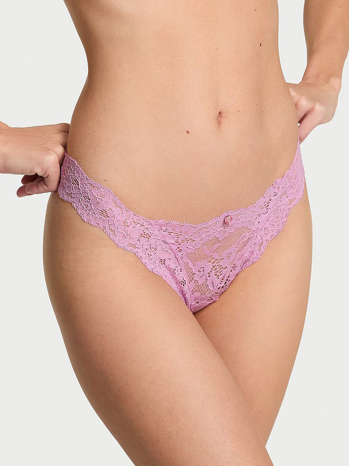 vs Dream Angels Lace Brazilian Panty 2 of 2 