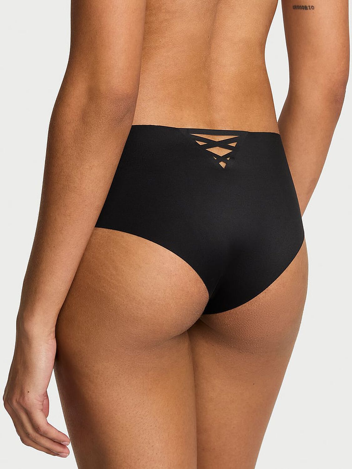 vs No-Show No-Show Strappy Cheeky Panty Black 2 of 2 