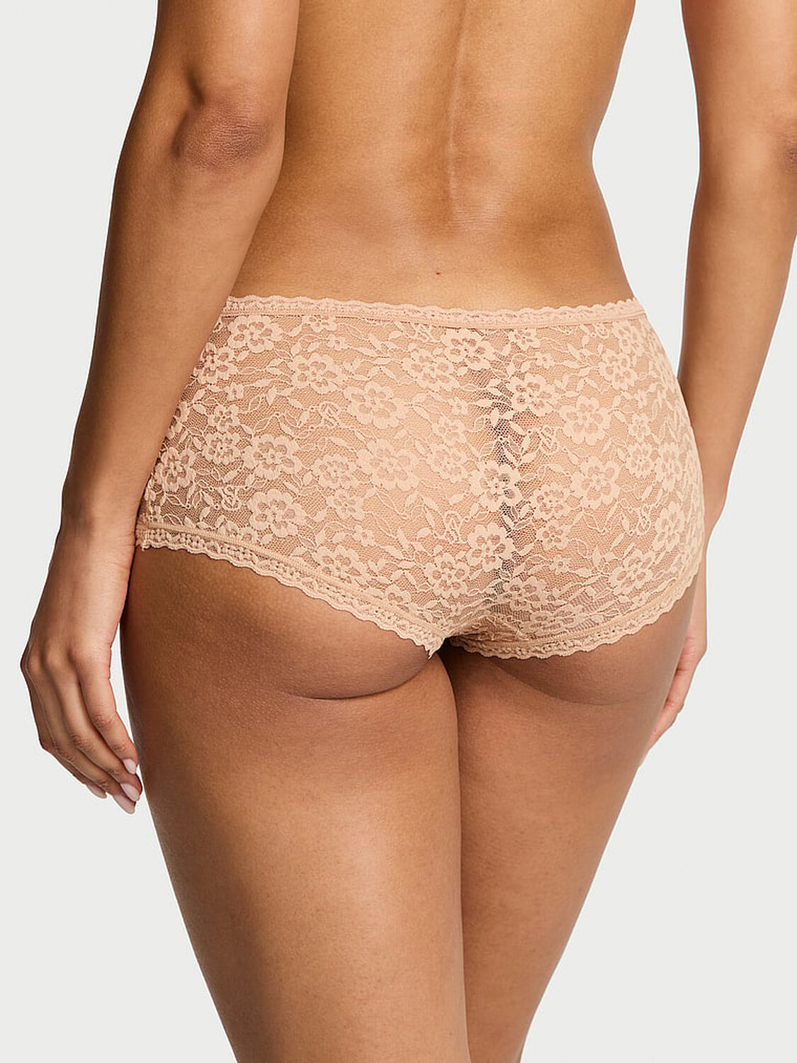 vs The Lacie Lace Low-Rise Boyshort Praline 2 of 3 