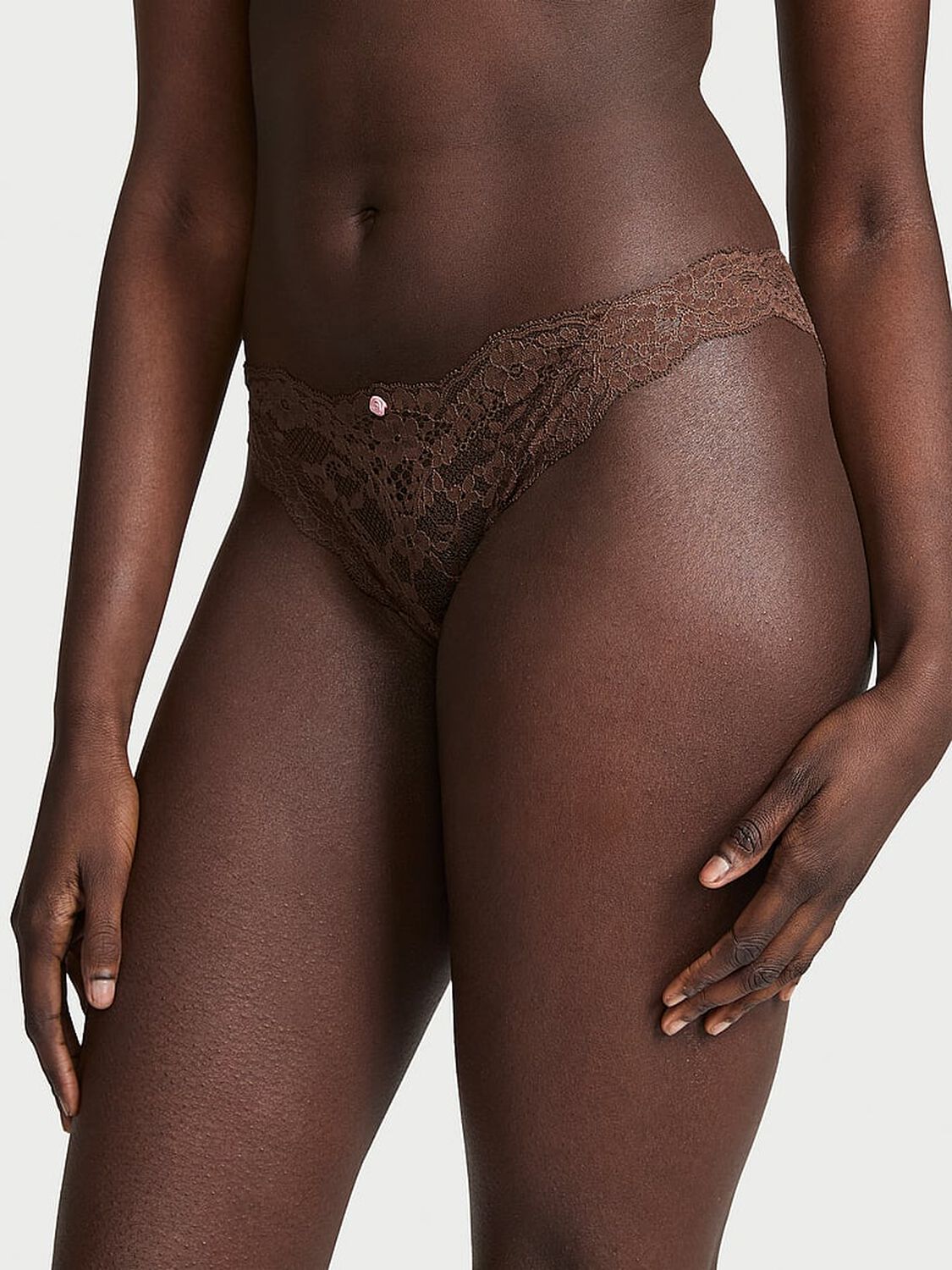 vs Dream Angels Lace Bikini Panty Ganache 3 of 3 