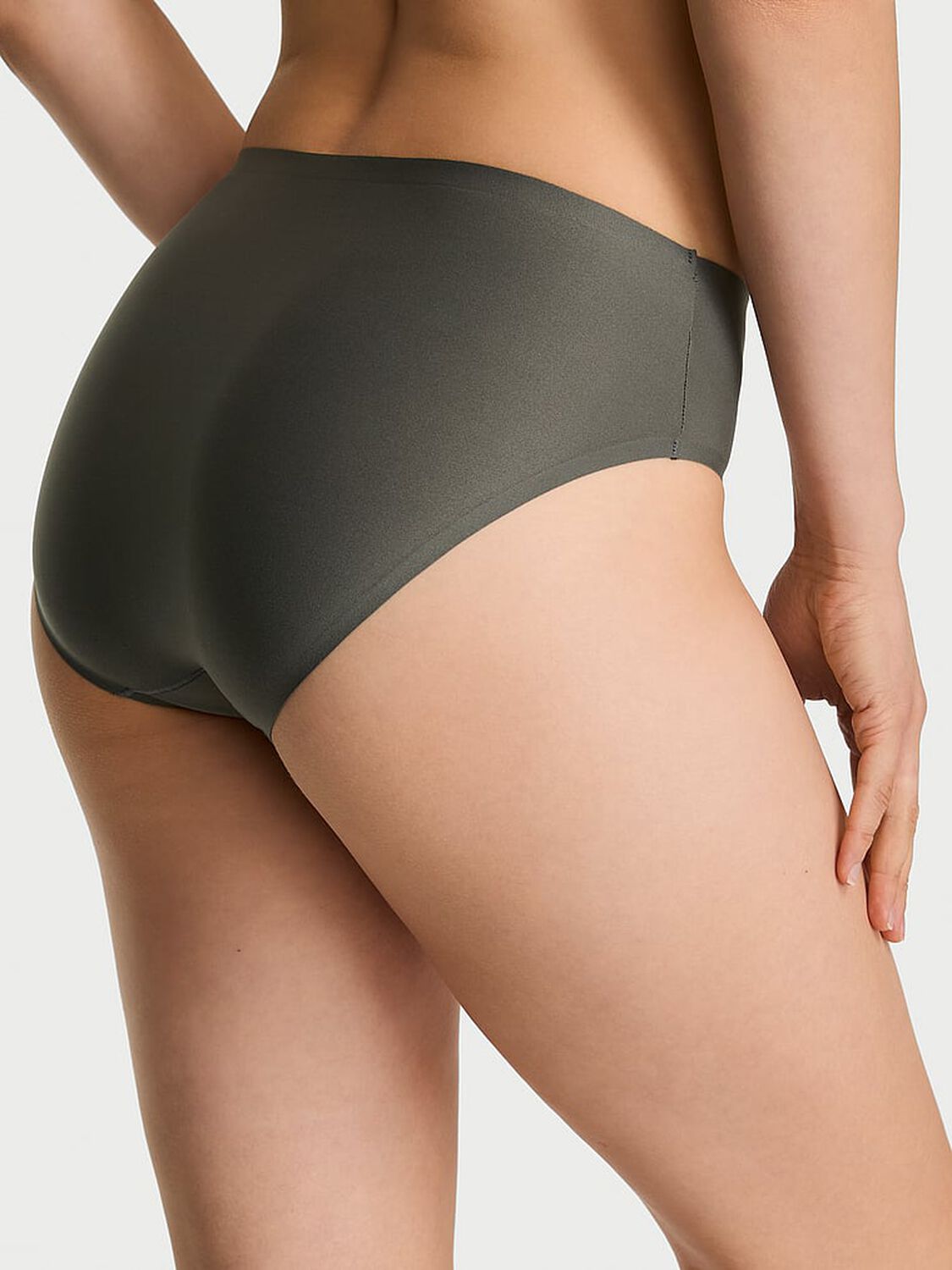 vs Body By Victoria Body by Victoria Flex Mid-Rise Bikini Panty Expedition Green 2 of 3 