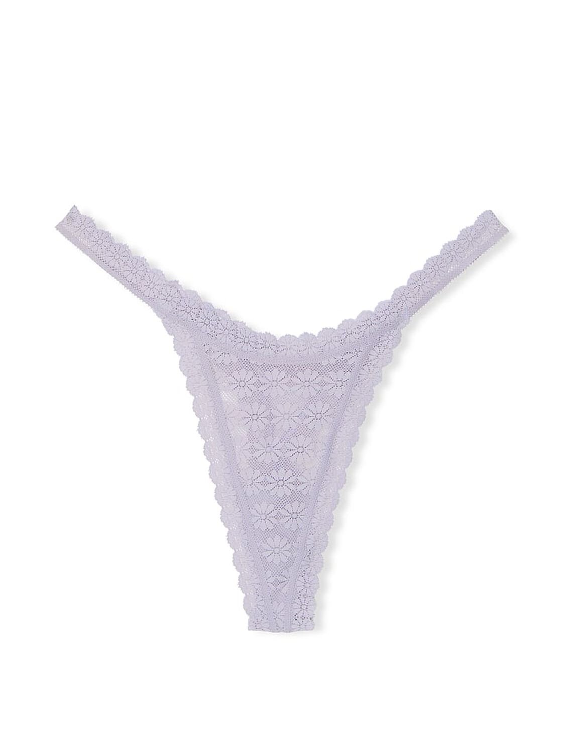 vs The Lacie Daisy Lace String Thong Panty Feather Lilac 3 of 3 